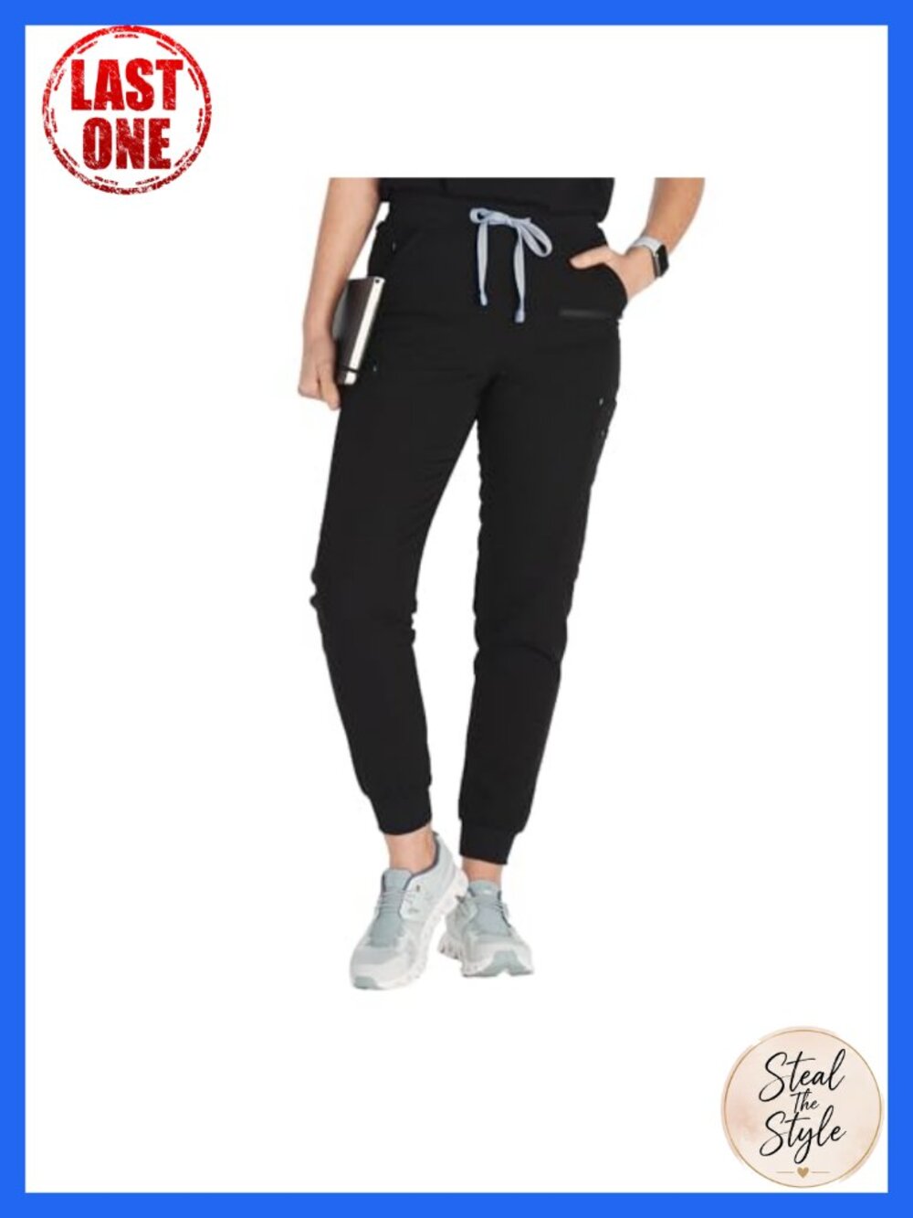 Hope 11-Pocket CORE Scrub Jogger Pant High Waisted Drawcord Waistband Soft